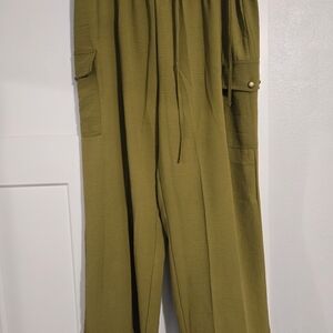 Olive Green Women's Pants